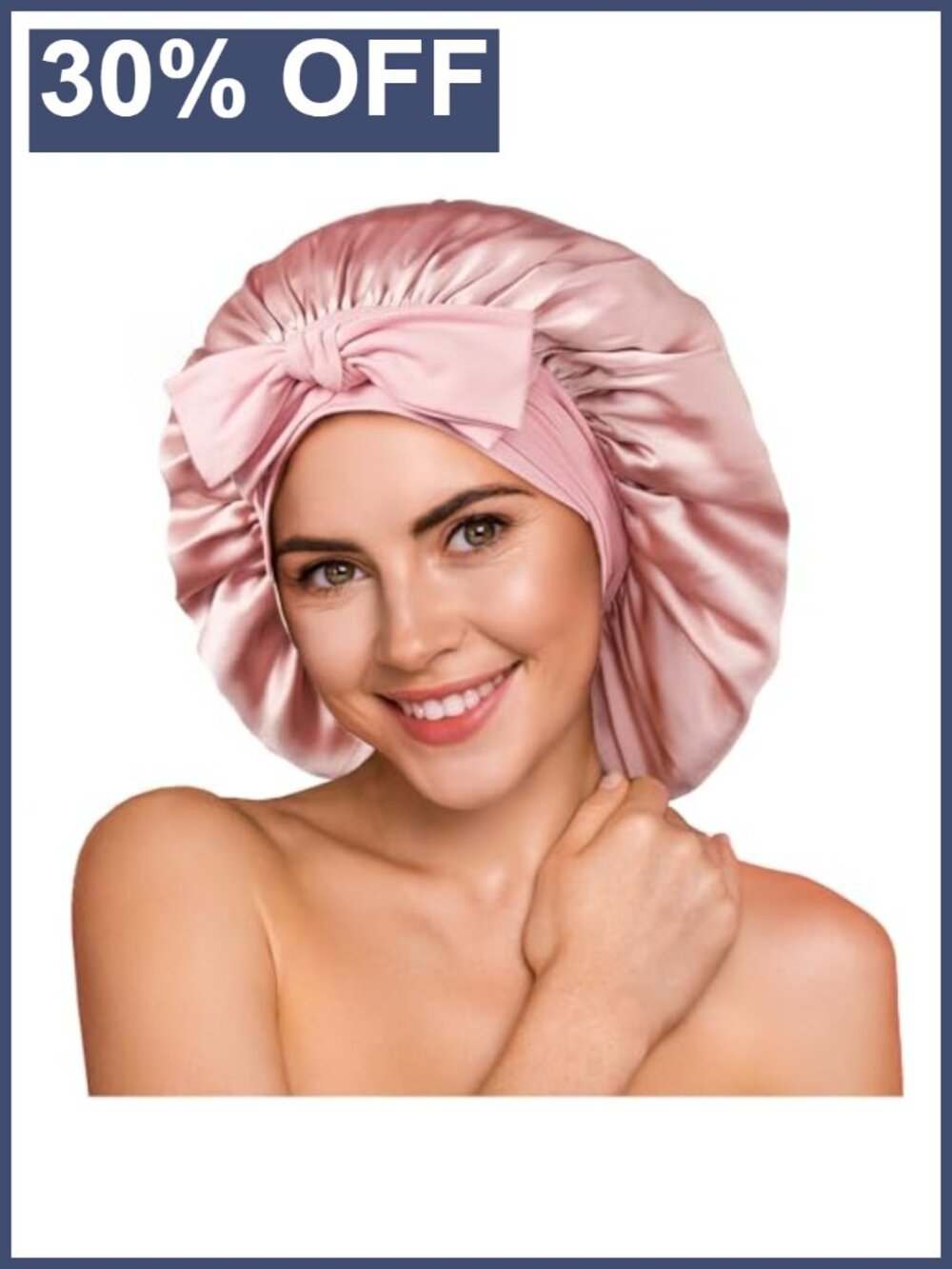 100% Mulberry Silk Bonnet for Sleeping Double Layer Silk Hair Cap